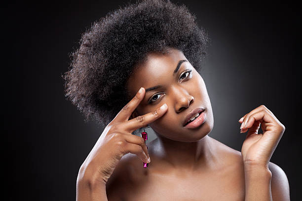 istock Young and beautiful black woman 517661506