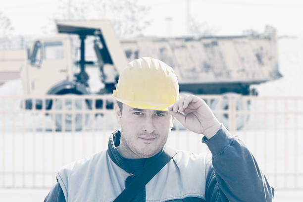 istock Real and ordinary construction worker on his job. 517662220