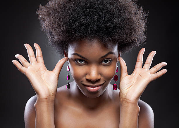 istock Young and beautiful black woman 517662224