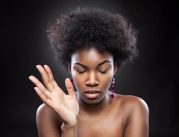 istock Young and beautiful black woman 517662290