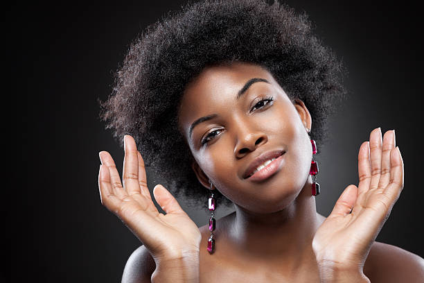 istock Young and beautiful black woman 517662368