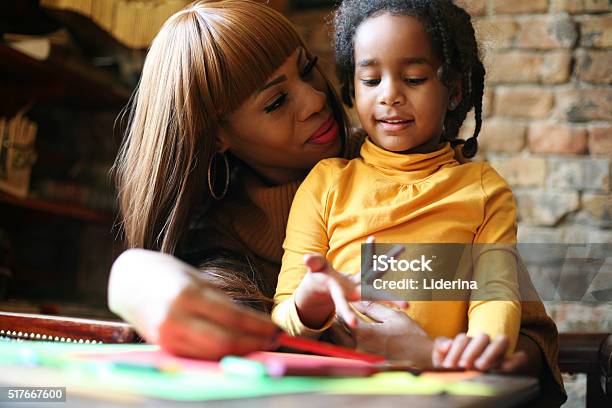 Like Mother Like Daughter Stock Photo - Download Image Now - African-American Ethnicity, Daughter, Learning