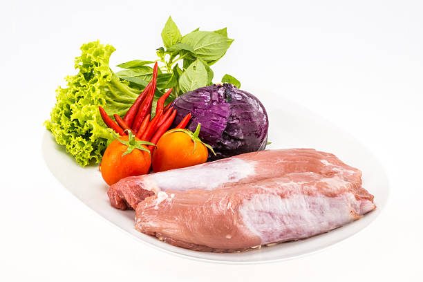 istock Pork meat for raw food material 517668638