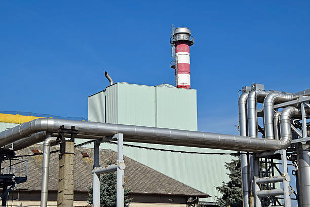 istock Pipeline and smoke stack of the power plant 517672065