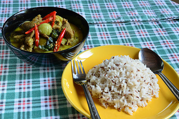istock Green pork Curry , Thai cuisine 517675251