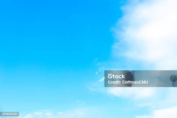 Image Of Clear Sky On Day Time Stock Photo - Download Image Now - Backgrounds, Blue, Climate