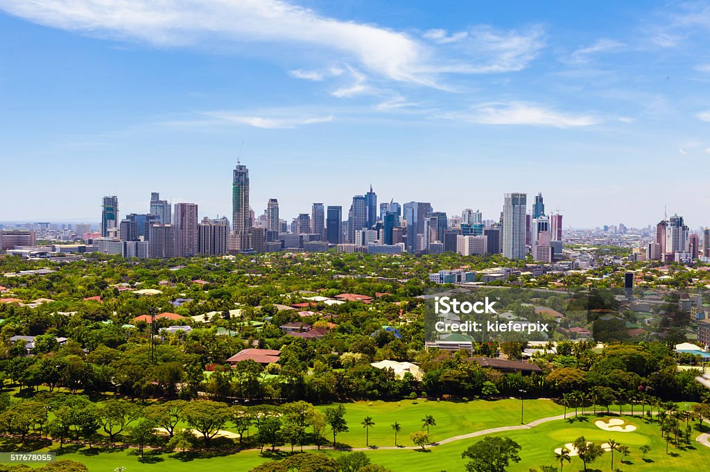 Manila skyline Manila skyline, Philippines Manila - Philippines Stock Photo