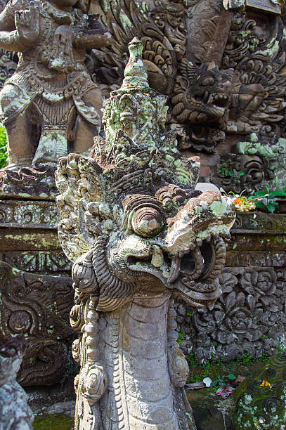 istock Ancient sculpture in the temple, Bali 517678221