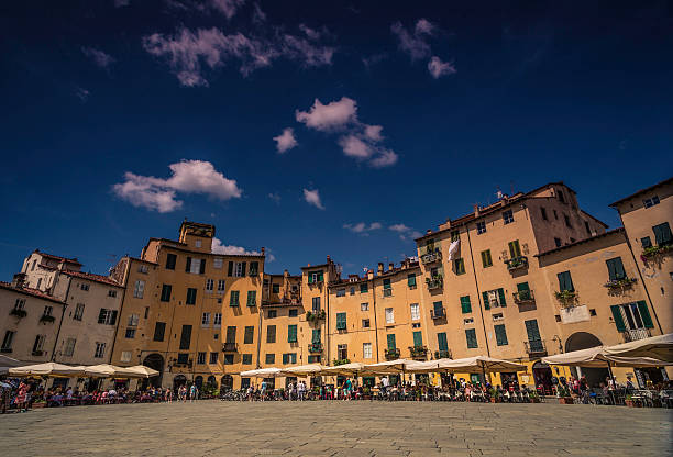 istock Piazza Amphitheater, Lucca, Tuscany 517678773