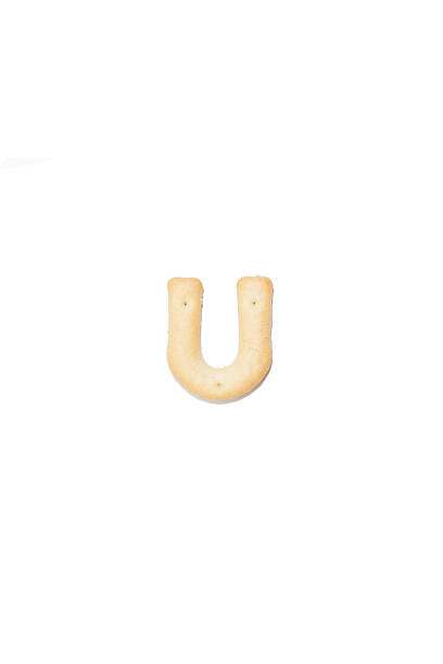 istock letter U made of cracker cookie 517683704