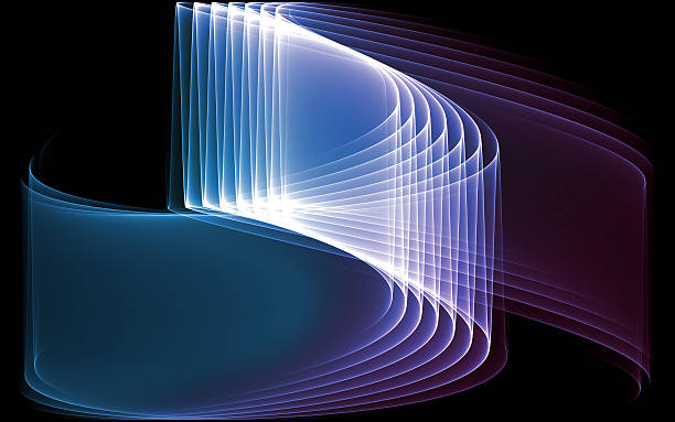 istock Abstract background of the curve line 517686006