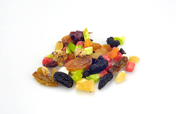 istock Organic Healthy Assorted Dried Fruit on a Plate 517686316