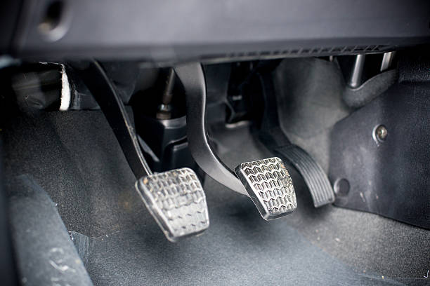 istock driving pedal with a manual transmission 517687162