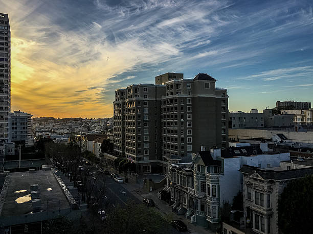 istock Colorful sunset in San Francisco 517689388