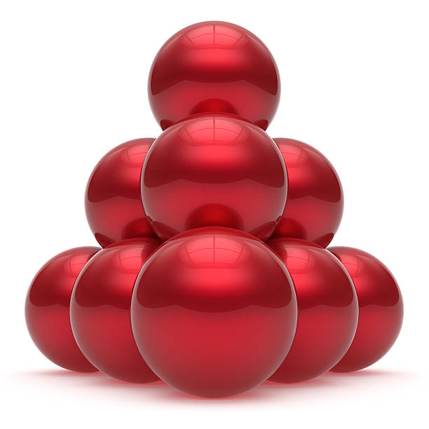 istock Pyramid sphere ball hierarchy corporation top order teamwork 517690506