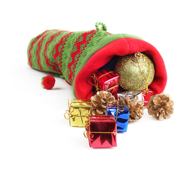 istock Christmas bag with gifts 517694267