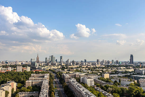 istock Warsaw aerial view 517694705