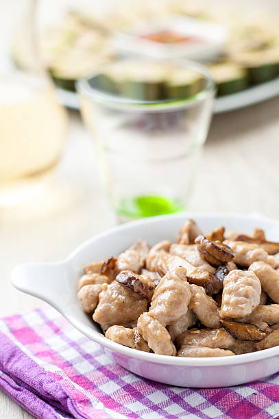 istock Homemade gnocchi with various sauces 517695913