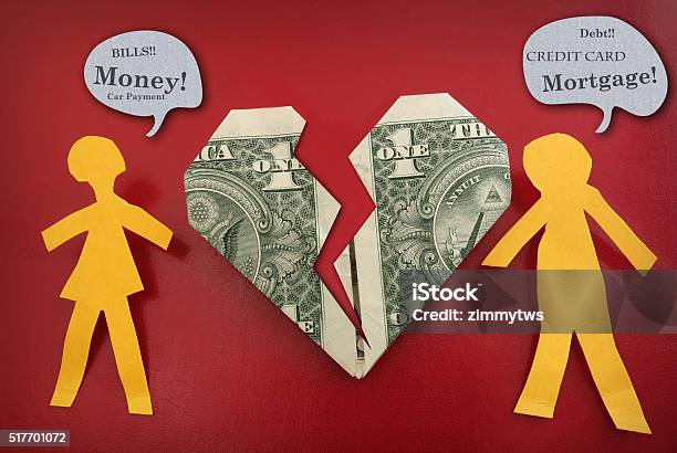 Couple Fighting About Money Stock Photo - Download Image Now - Couple - Relationship, Currency, Debt