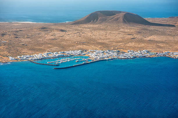 istock Top view on Graciosa island 517704568
