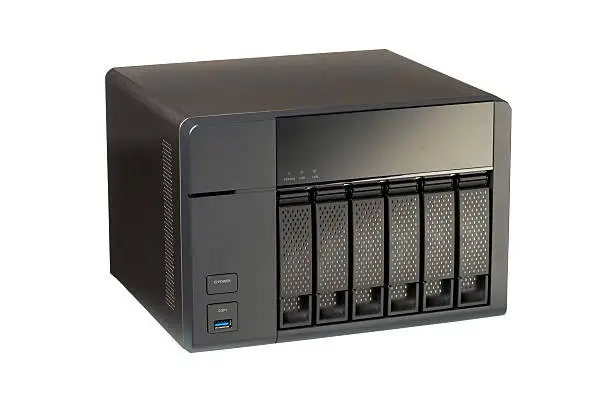 Photo of NAS at 6 compartments for HD