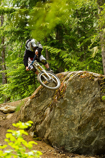 istock Downhill mountain biking in Whistler Canada 517711236
