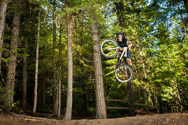 istock Downhill mountain biking in Whistler Canada 517711270