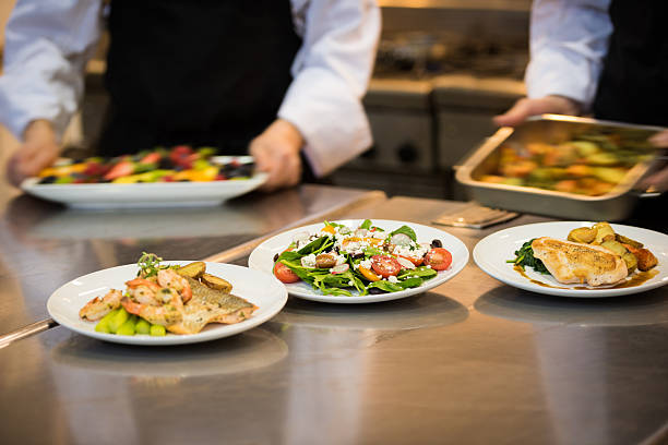 istock Prepared dishes in a gourmet kitchen 517711616