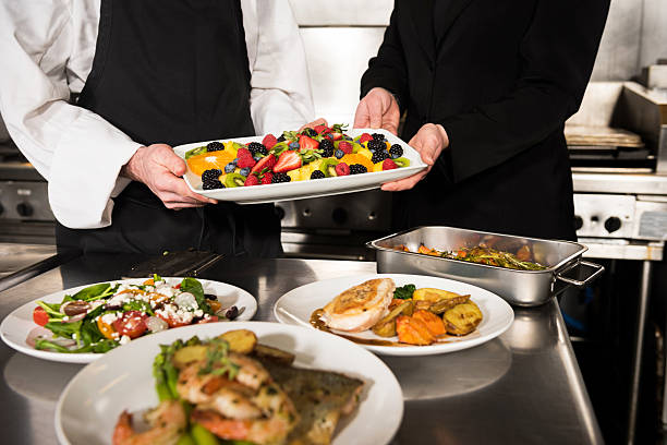 istock Prepared dishes in a gourmet kitchen 517711814