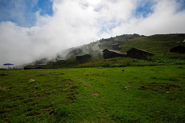 istock chalet green summer mountain forest 517713637