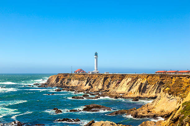 istock famous Point Arena Lighthouse in California 517714155