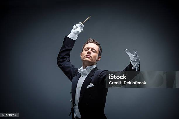 Composer Stock Photo - Download Image Now - Musical Conductor, Orchestra, Cut Out