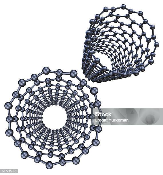 Crystal Lattice Stock Photo - Download Image Now - Coal, Graphene, Atom