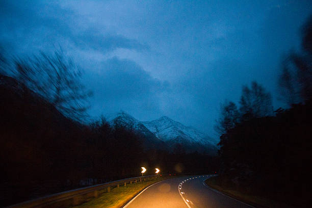 istock Road Less Traveled, Night-time Mountain 517716698