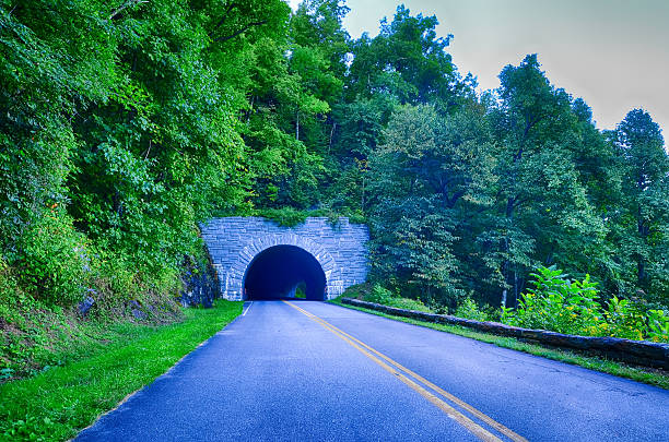 istock tunnel through mountains on blue ridge parkway in the morning 517728847