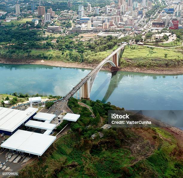 International Friendship Bridge Between Brazil Paraguay Argentina Stock Photo - Download Image Now