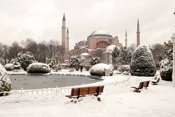 istock Hagia Sophia Museum at Snowy Winter 517729755