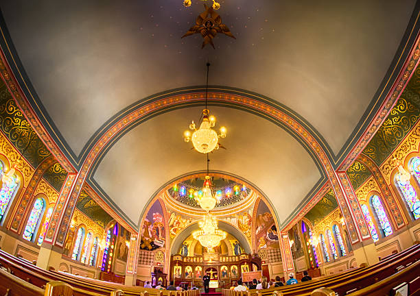 istock interior of  Holy Trinity Greek church 517730073