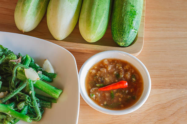 istock Thai cuisine nam prik or chili paste 517738044