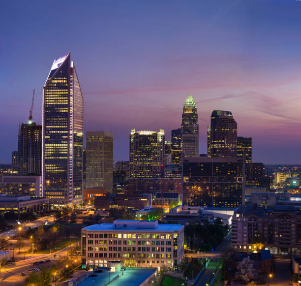 istock Early Morning Charlotte Skyline 517739370