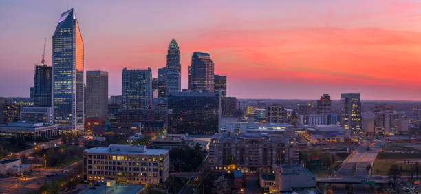 istock Colorful Charlotte, North Carolina Spring Sunrise 517739758