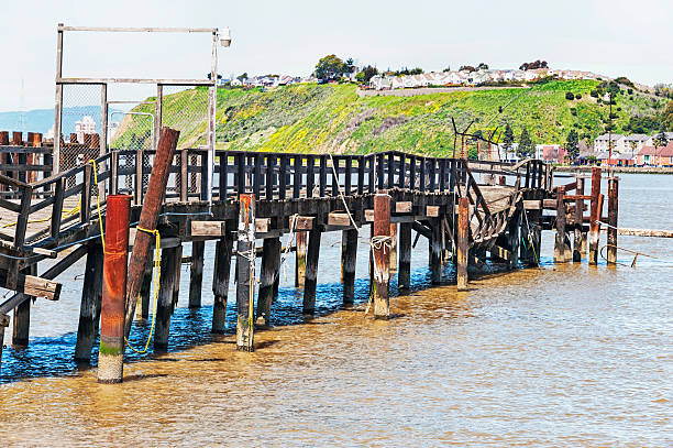 istock Old Pier Carquinez Strait Crockett California 517740198