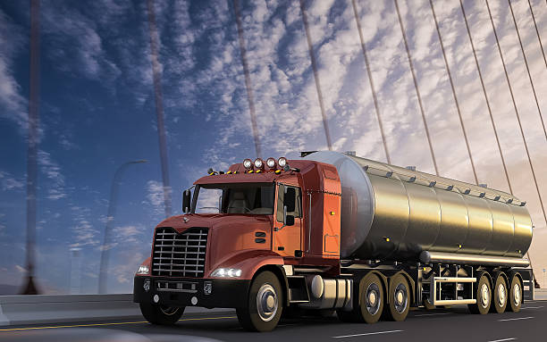 istock Tanker on bridge at sunset 517742642