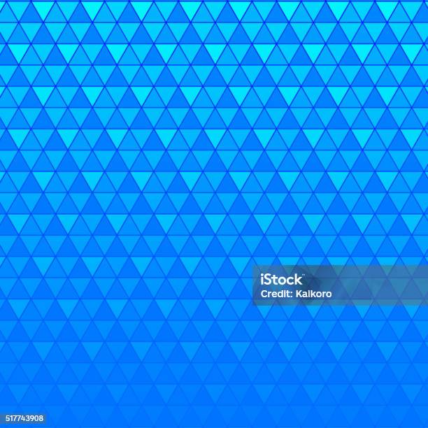 Continious Triangle Abstract Background Blue Continuous Triangle Geometry Element Ve Stock ...