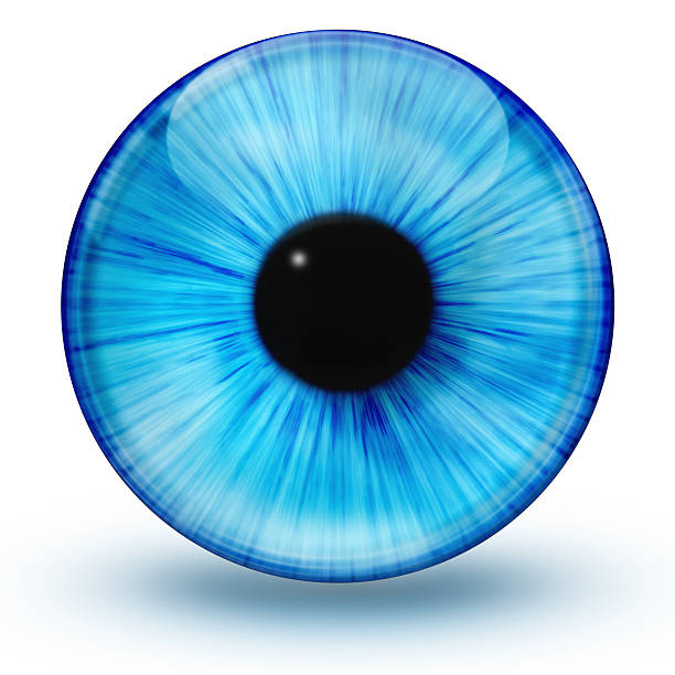 Glossy eye ball Glossy eye ball eye test equipment stock pictures, royalty-free photos & images