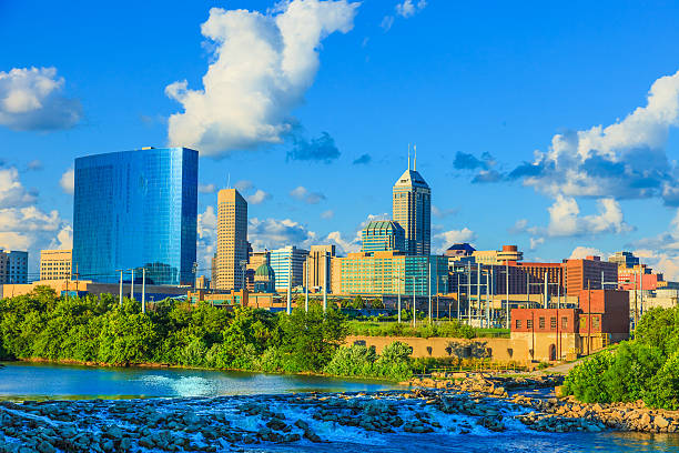 skyline von Indianapolis, Indiana – Foto