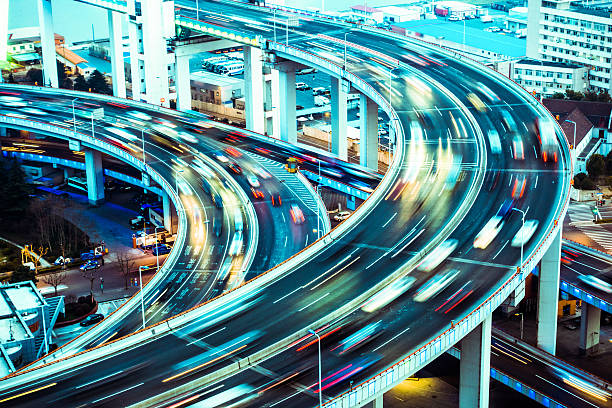 istock Nanpu Bridge Traffic in Shanghai 517747026