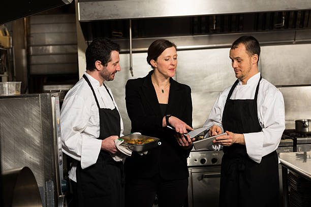 istock Professional culinary team in the kicthen 517748022