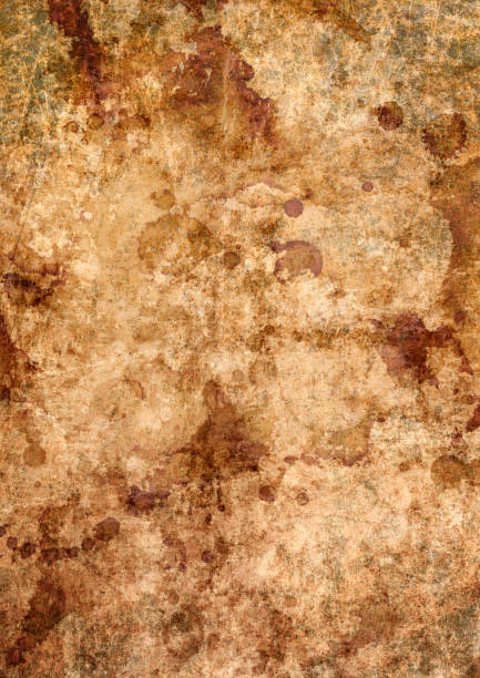 istock Brown Paper Crumpled Mottled Grunge Texture 517748029