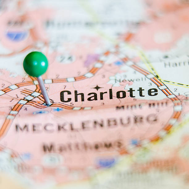 istock charlotte qc city pin on the map 517748071